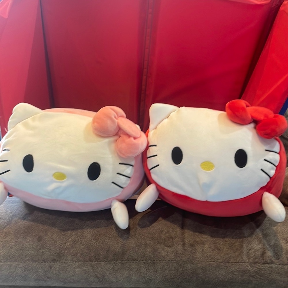 Sanrio Hello Kitty Mochi-Mochi 12” Plush X 2! - Picture 3 of 11